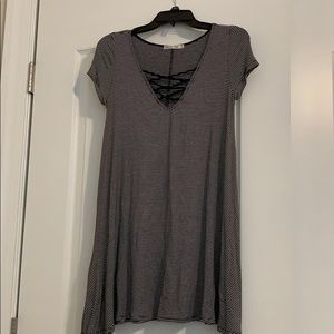 Casual Striped swing dress